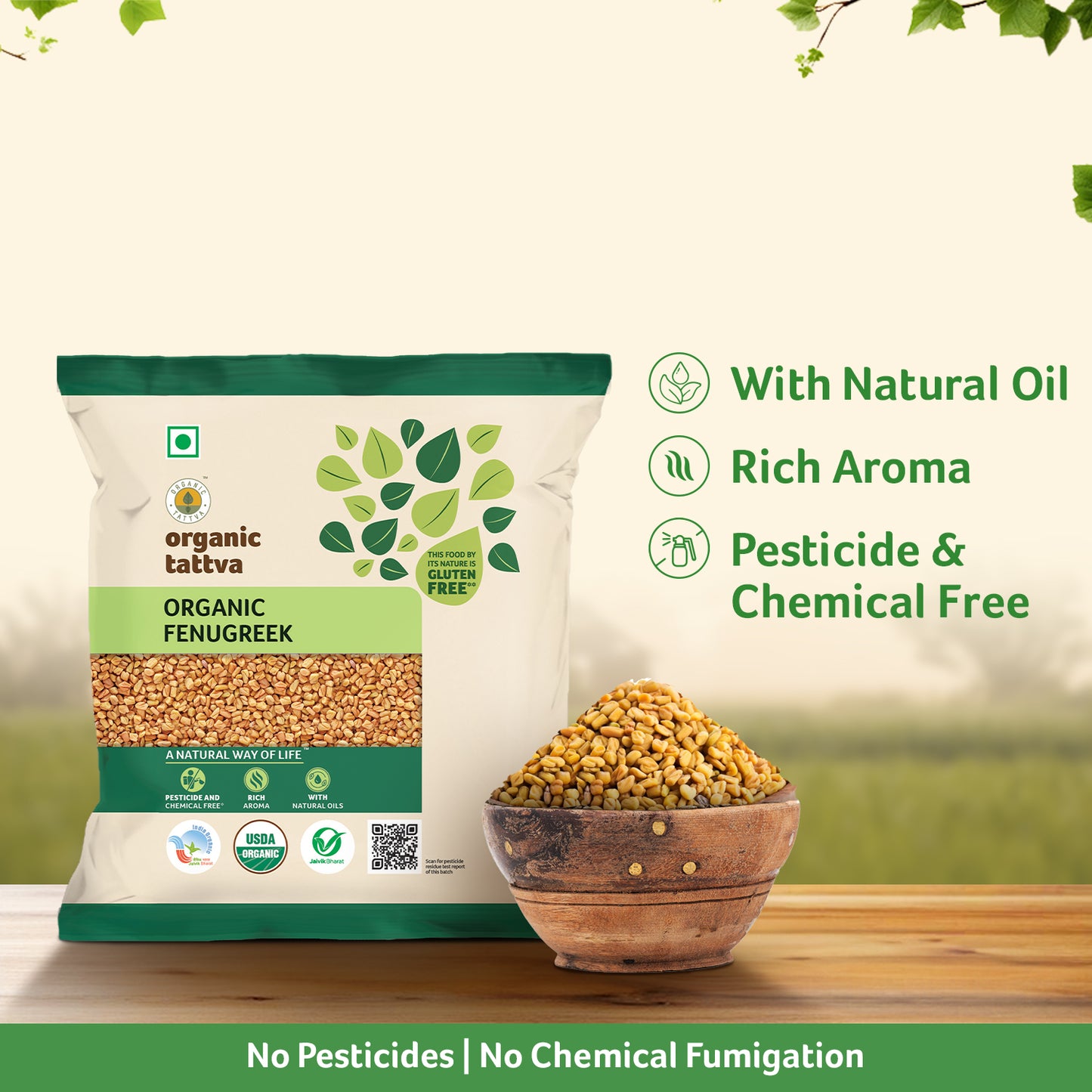 Organic Tattva Organic Fenugreek