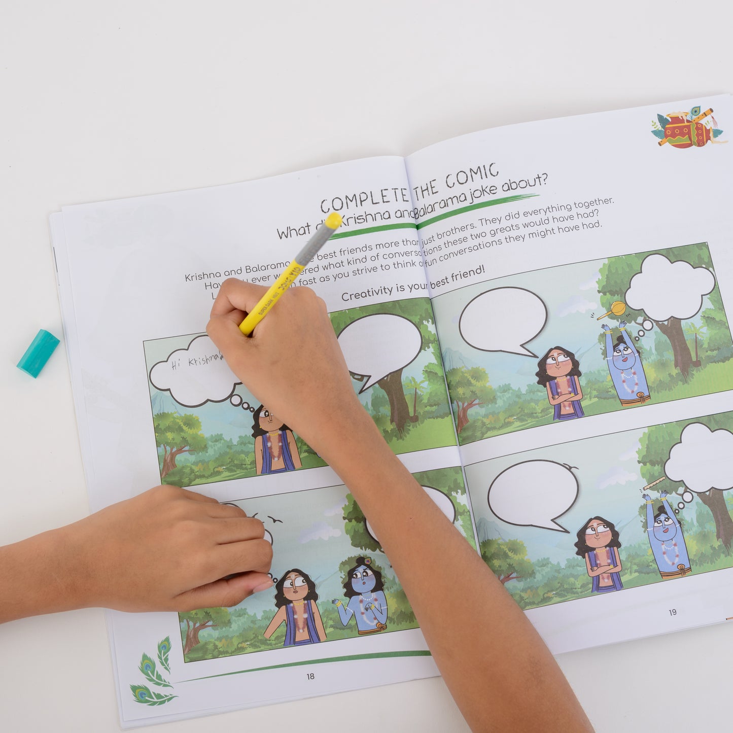 Sarathi by Chittam | Lord Krishna Activity Book for Kids | Ages 7+