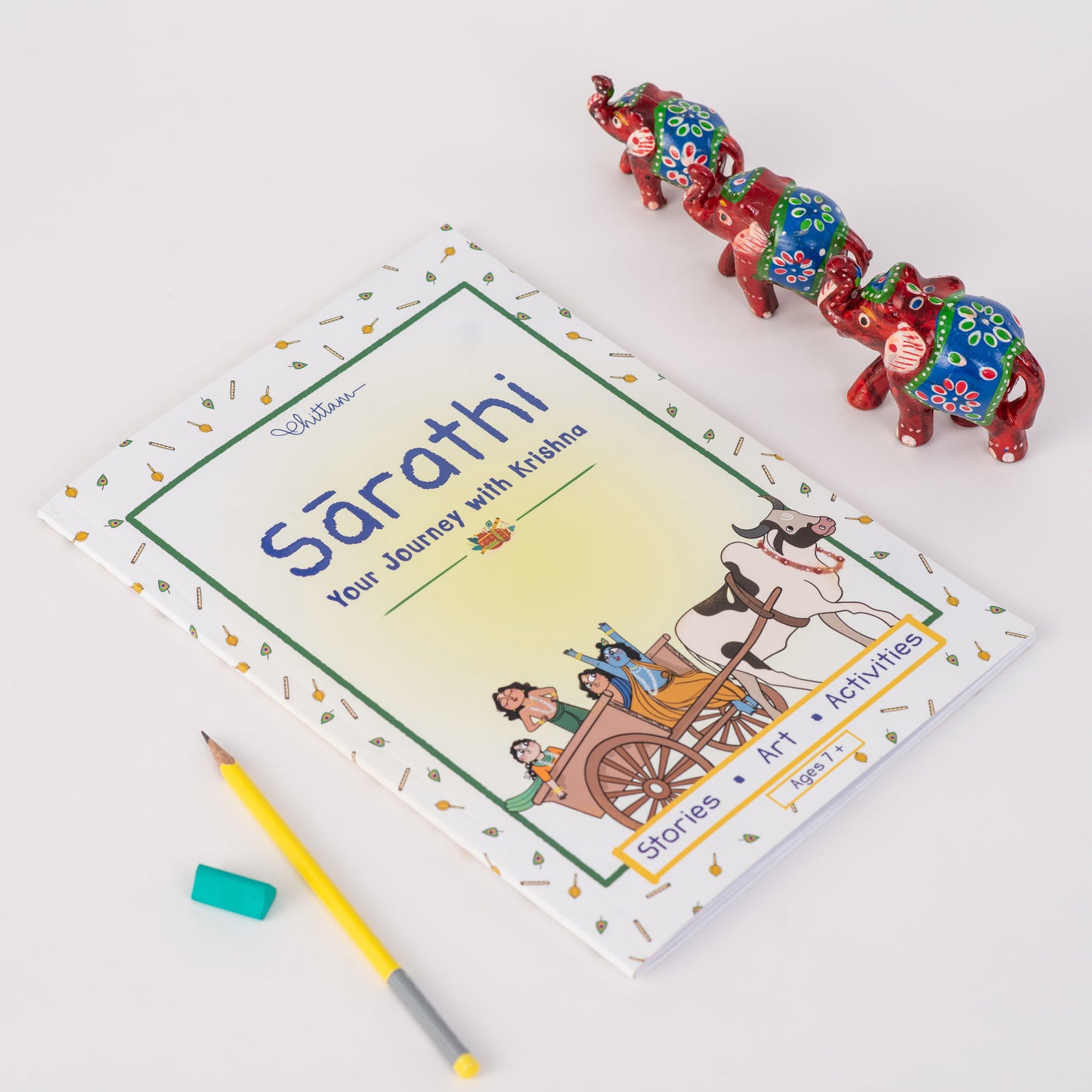 Sarathi by Chittam | Lord Krishna Activity Book for Kids | Ages 7+
