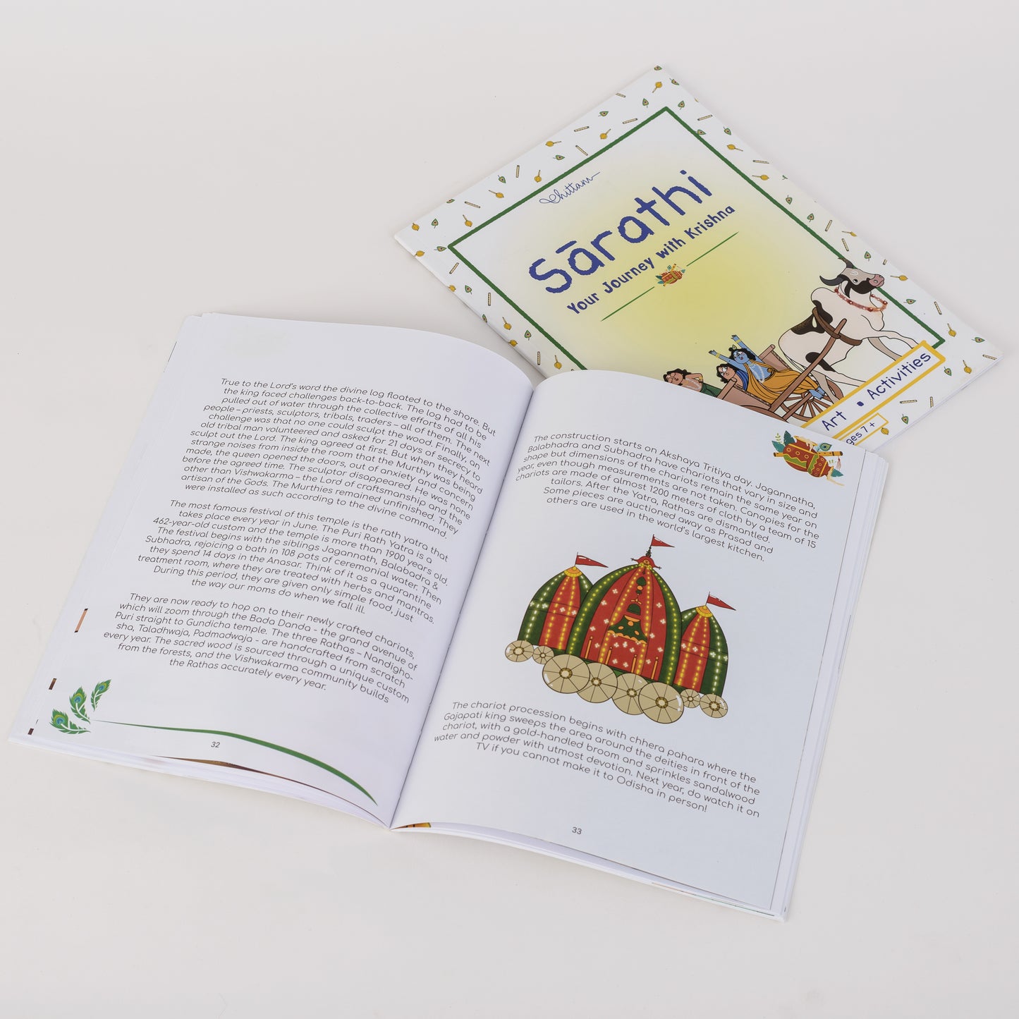 Sarathi by Chittam | Lord Krishna Activity Book for Kids | Ages 7+