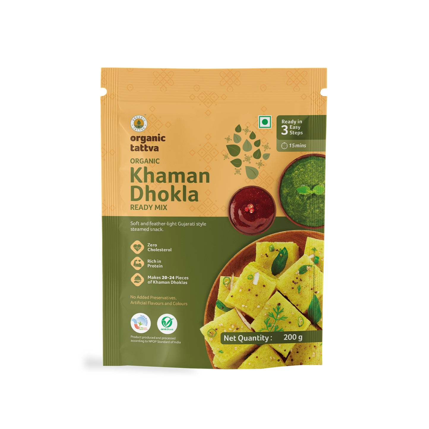 Organic Tattva Organic Khaman Dhokla Ready Mix