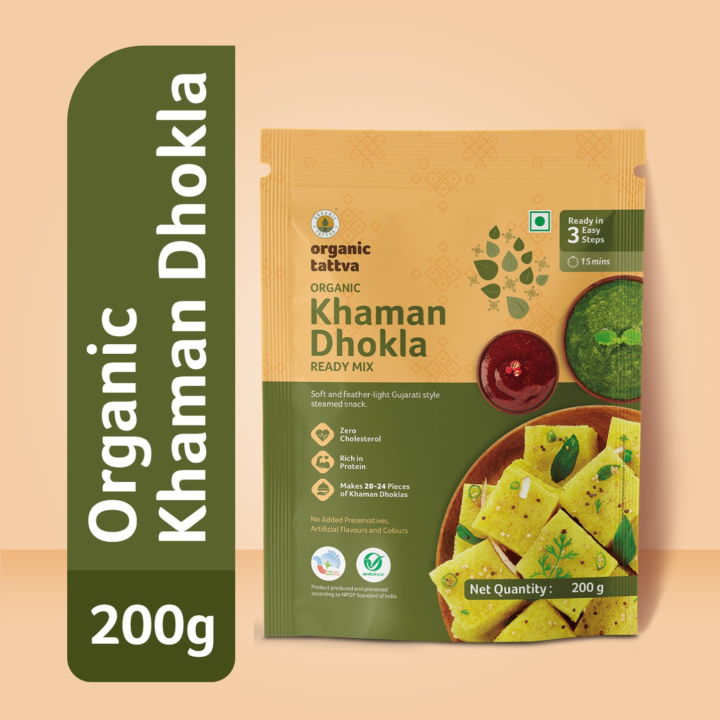 Organic Tattva Organic Khaman Dhokla Ready Mix
