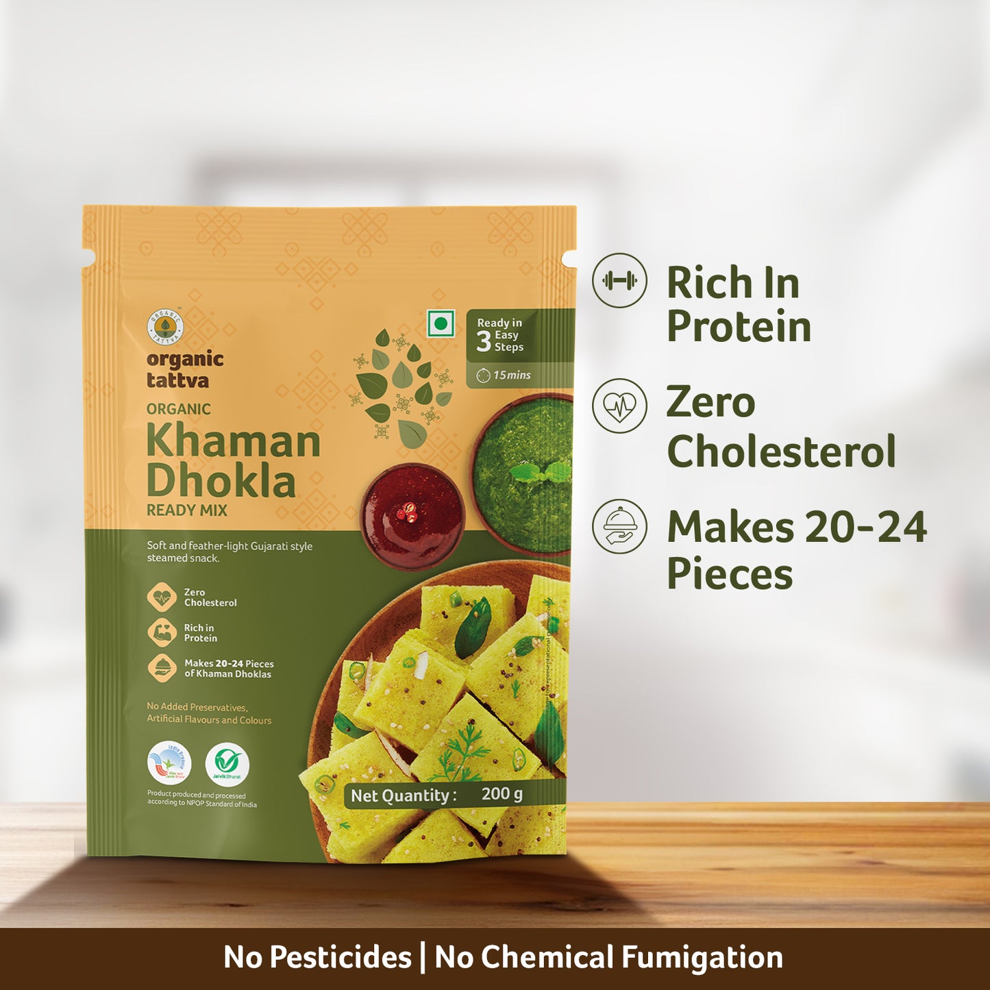 Organic Tattva Organic Khaman Dhokla Ready Mix