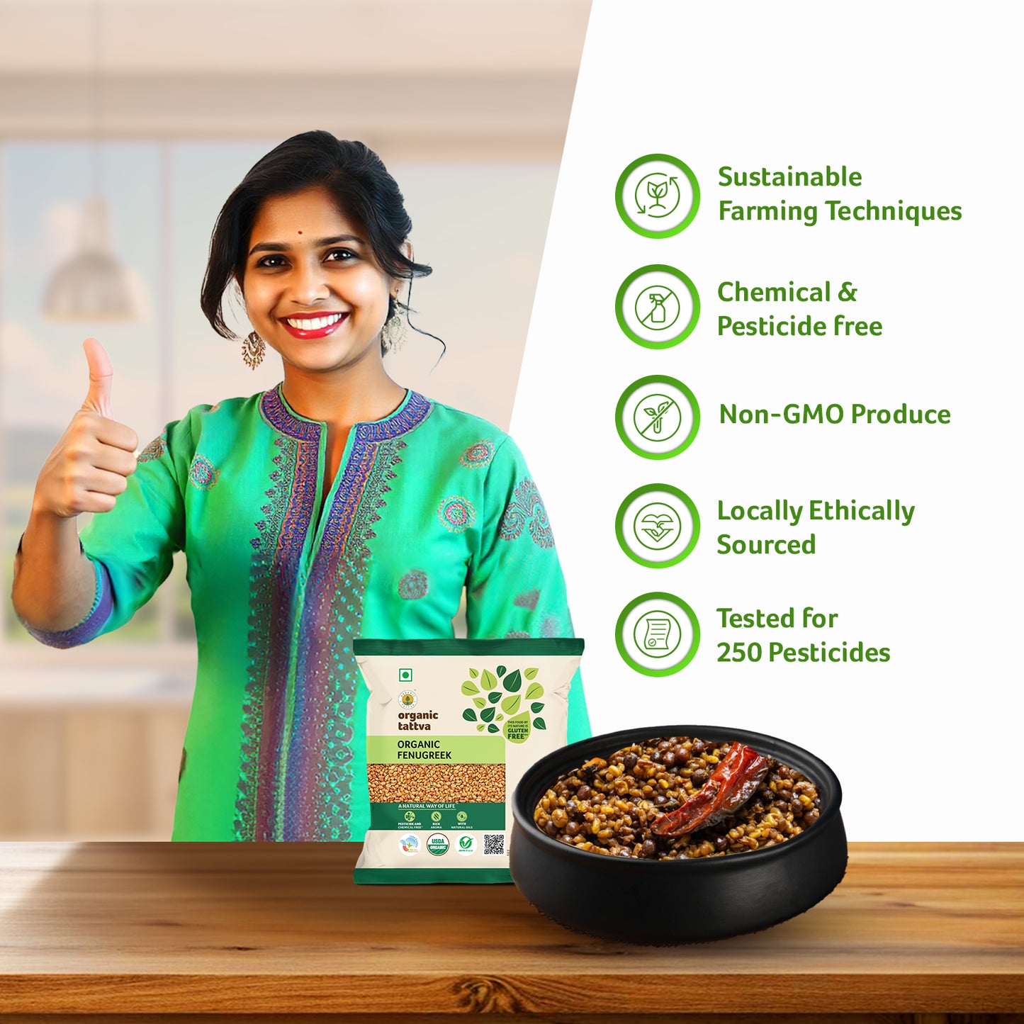 Organic Tattva Organic Fenugreek