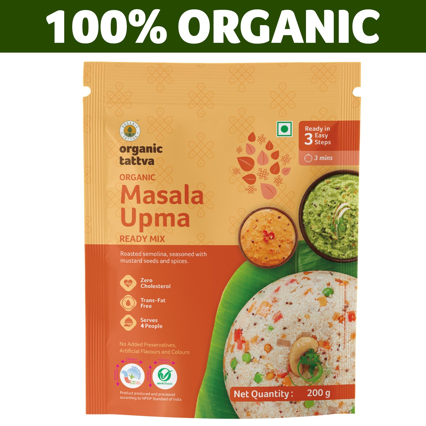 Organic Tattva Organic Masala Upma Ready Mix
