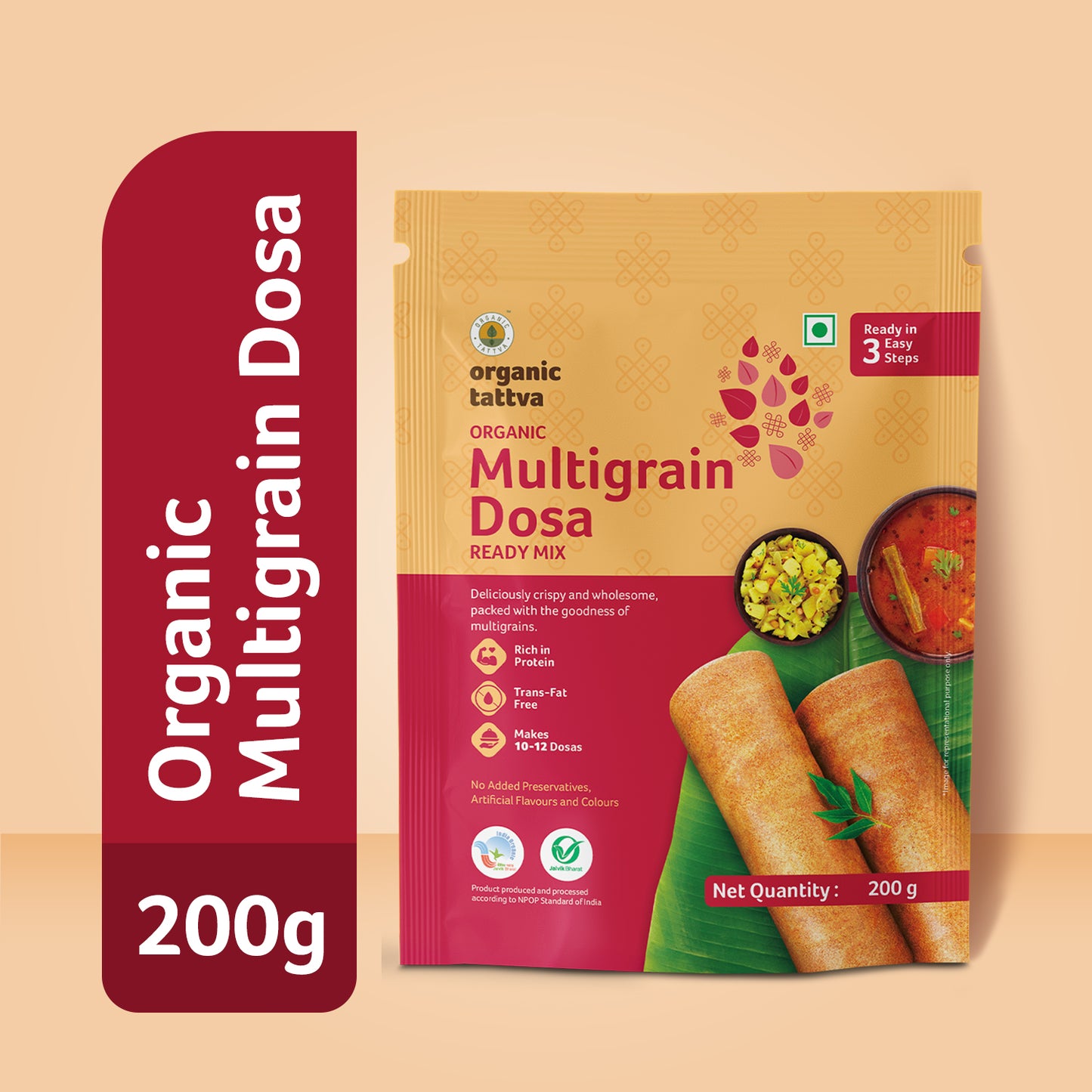 Organic Tattva Organic Multigrain Dosa Ready Mix