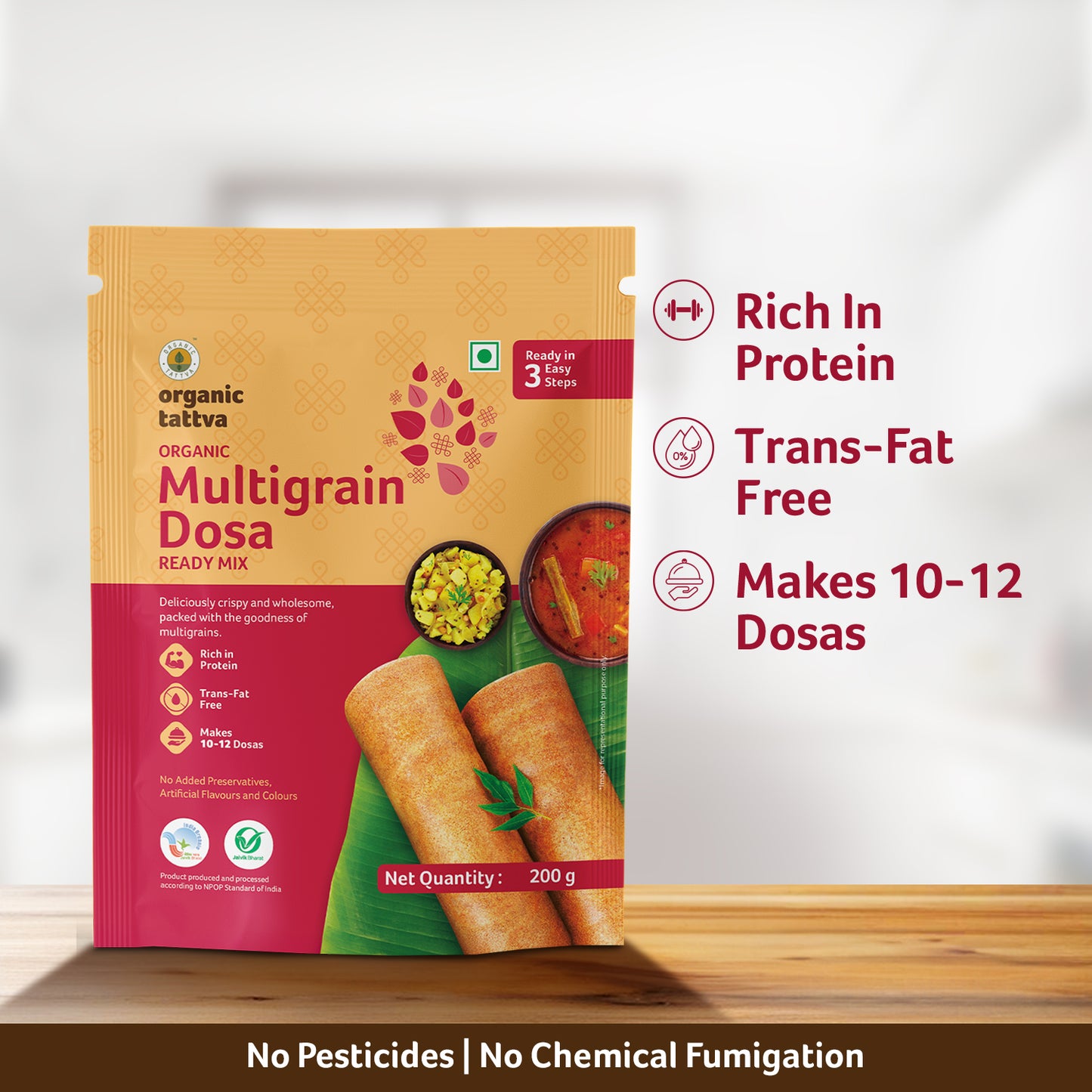 Organic Tattva Organic Multigrain Dosa Ready Mix