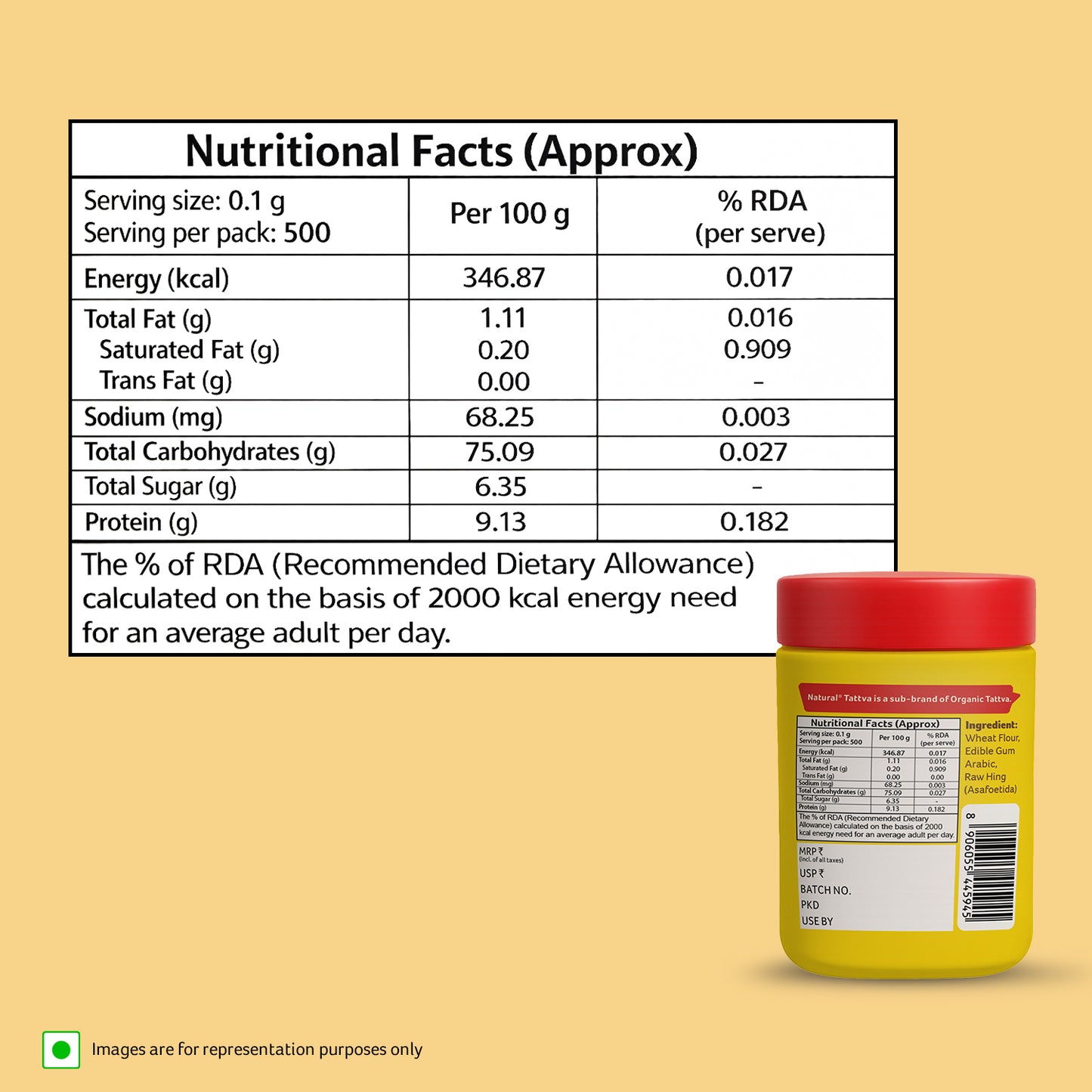Organic Tattva NATURAL TATTVA Hing