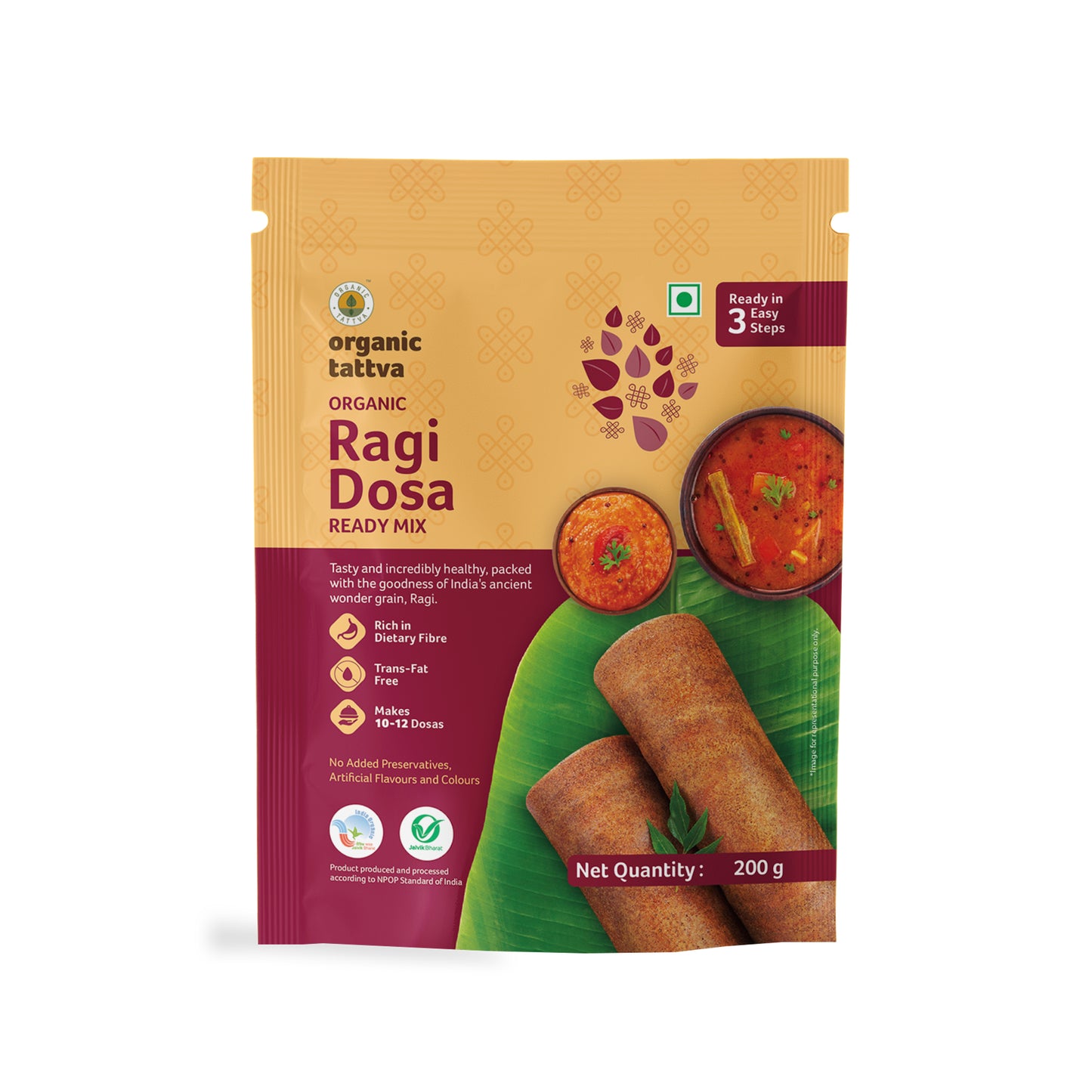 Organic Tattva Organic Ragi Dosa Ready Mix