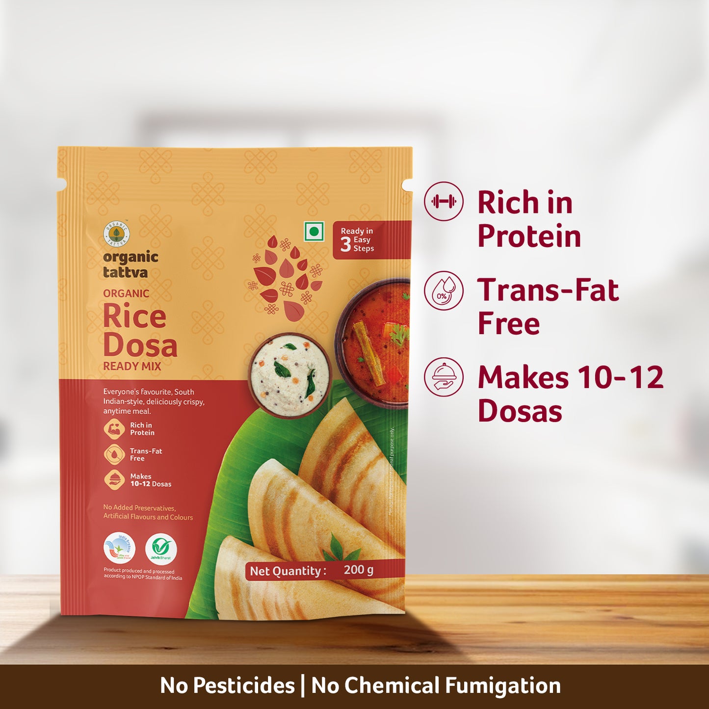 Organic Tattva Organic Rice Dosa Ready Mix