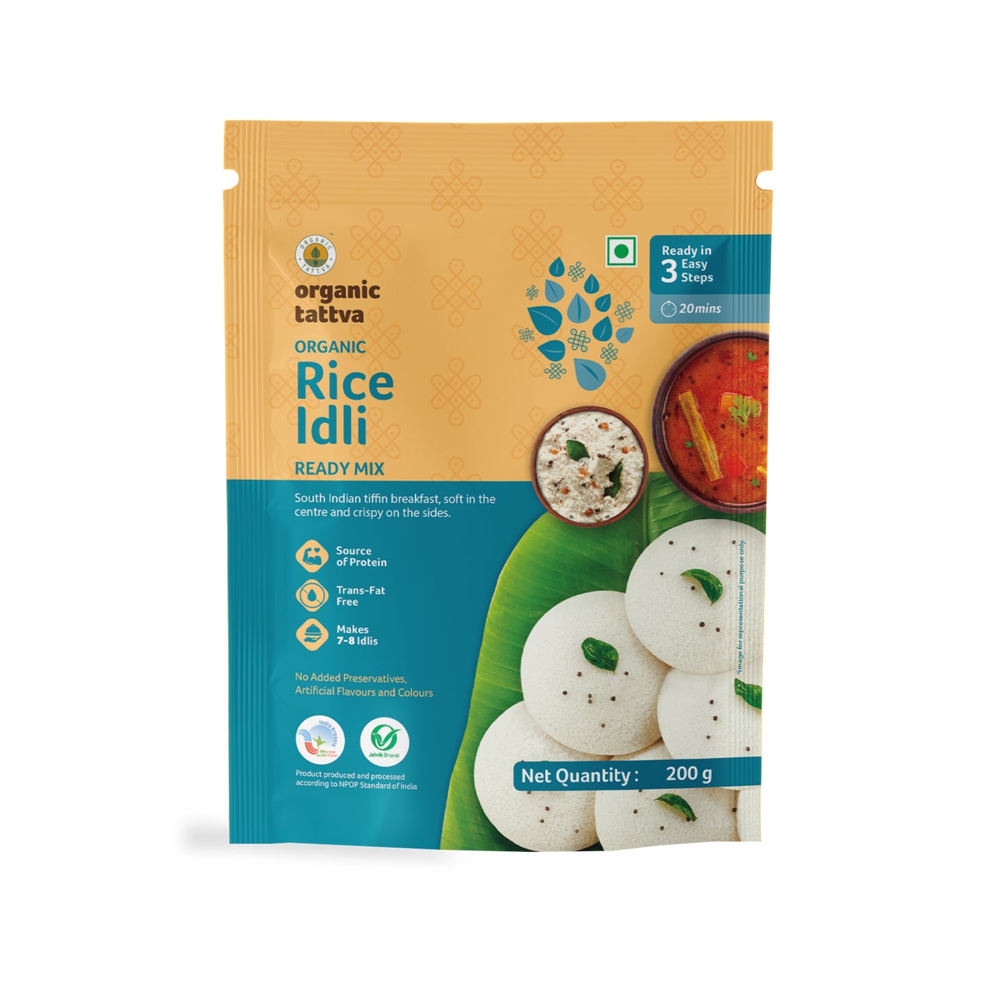 Organic Tattva Organic Rice Idli Ready Mix