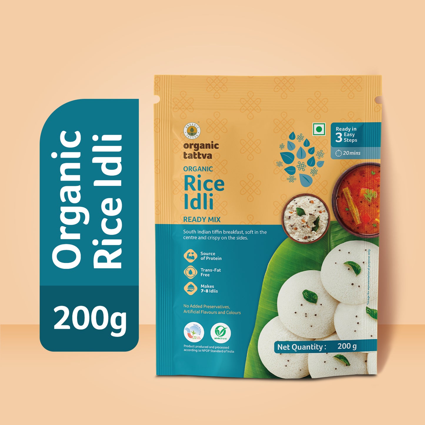 Organic Tattva Organic Rice Idli Ready Mix