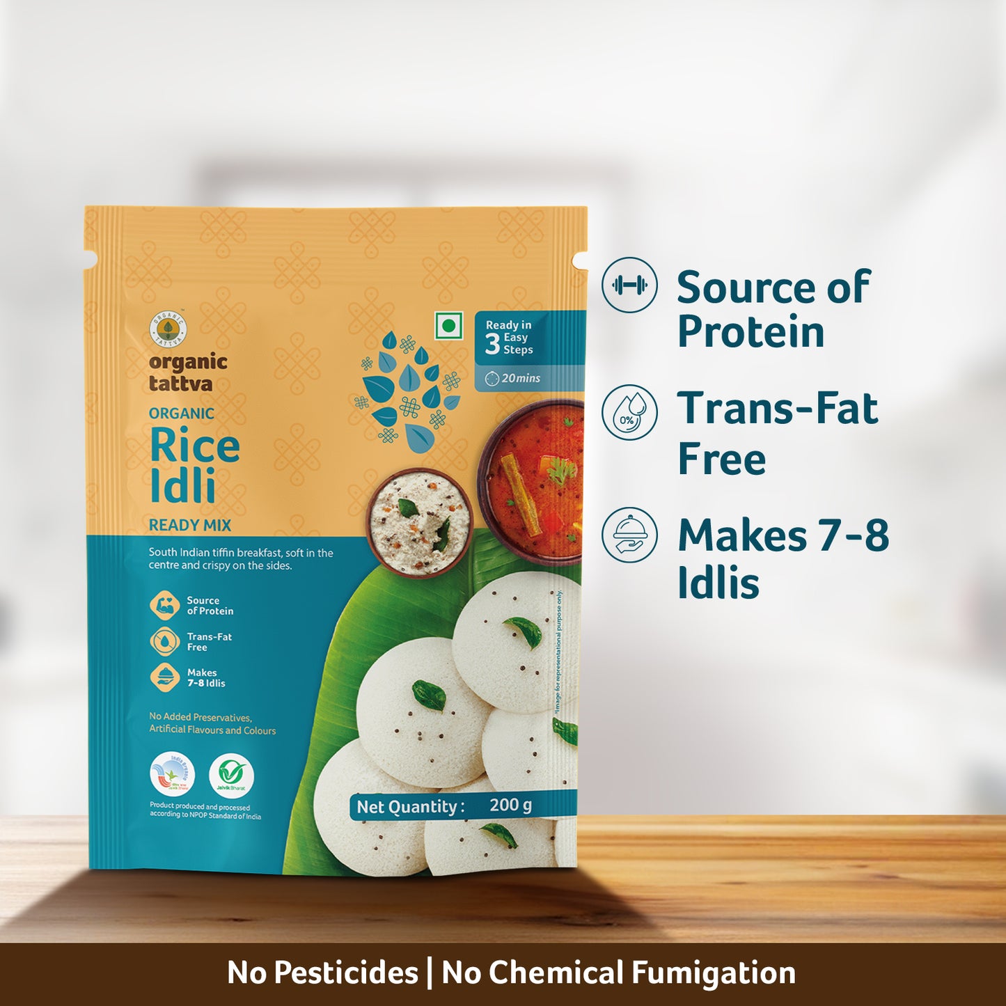 Organic Tattva Organic Rice Idli Ready Mix