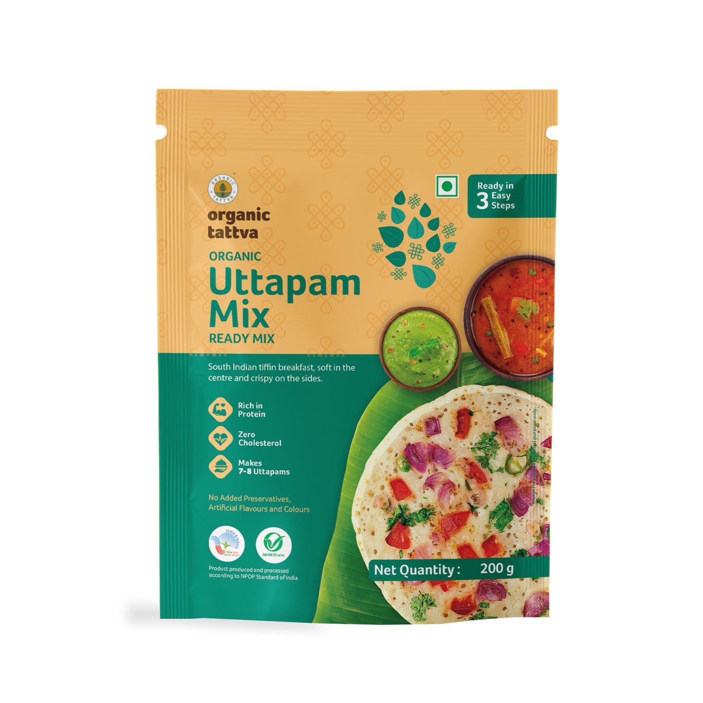 Organic Tattva Organic Uttapam Ready Mix