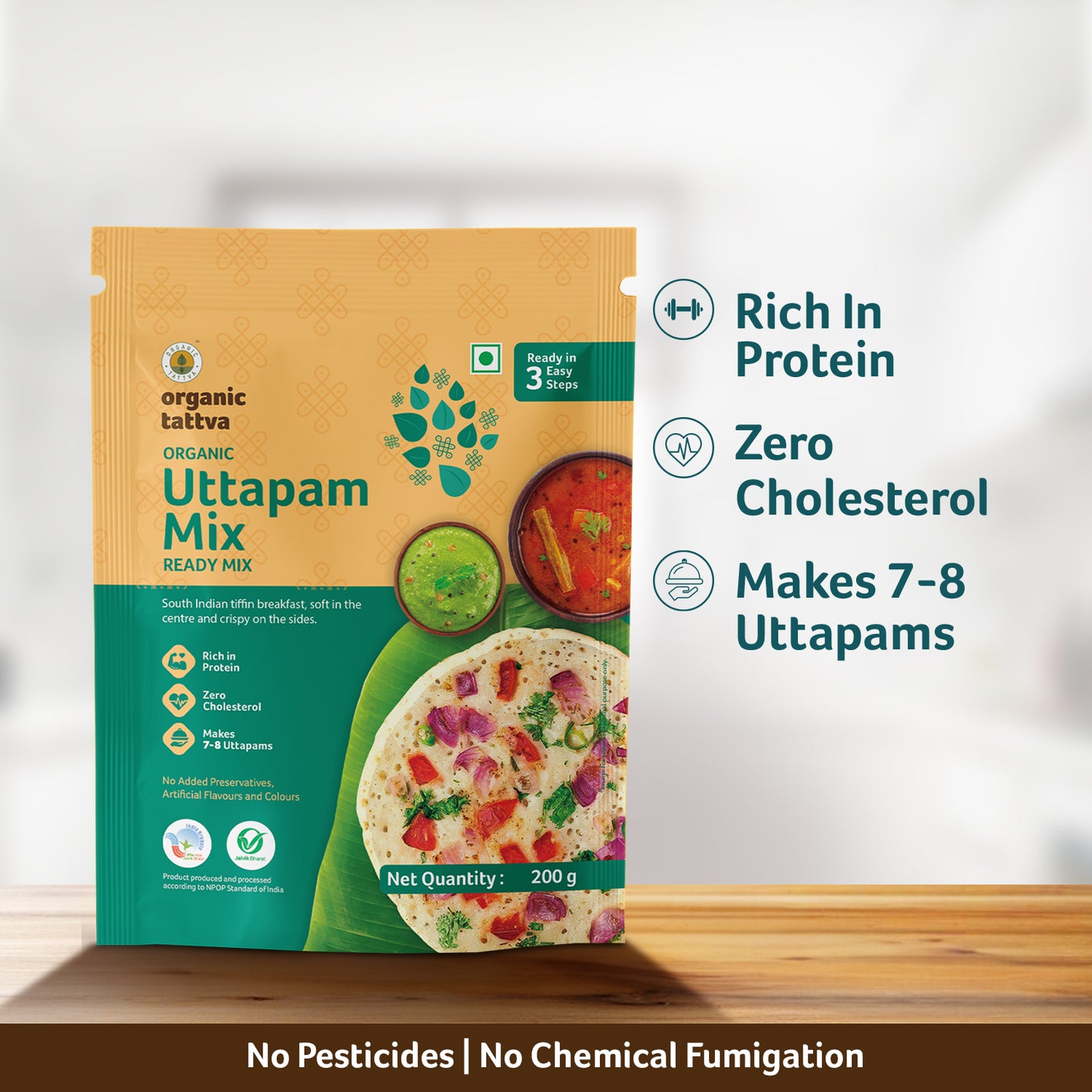 Organic Tattva Organic Uttapam Ready Mix