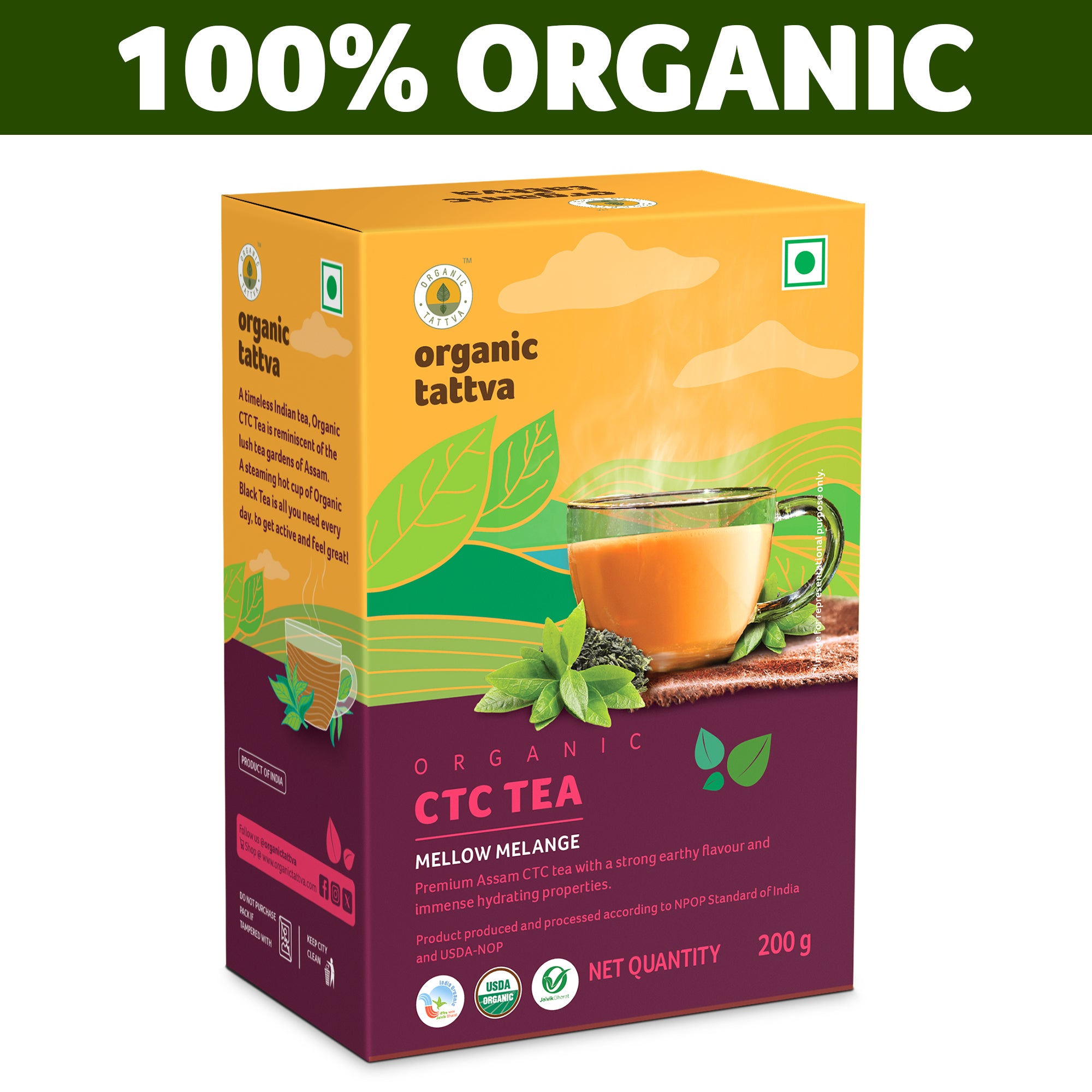 Organic Tattva Organic Black CTC Tea