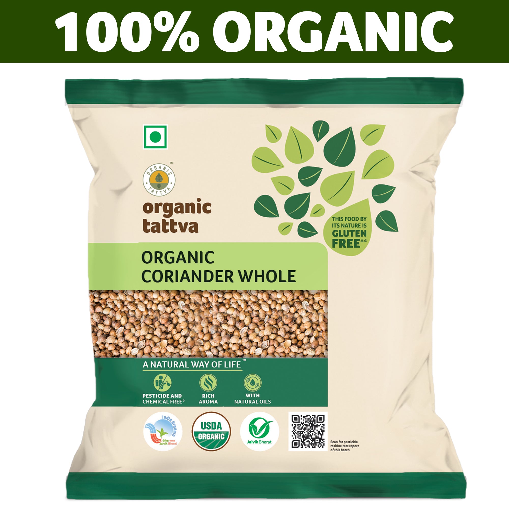 Organic Tattva Organic Coriander Whole