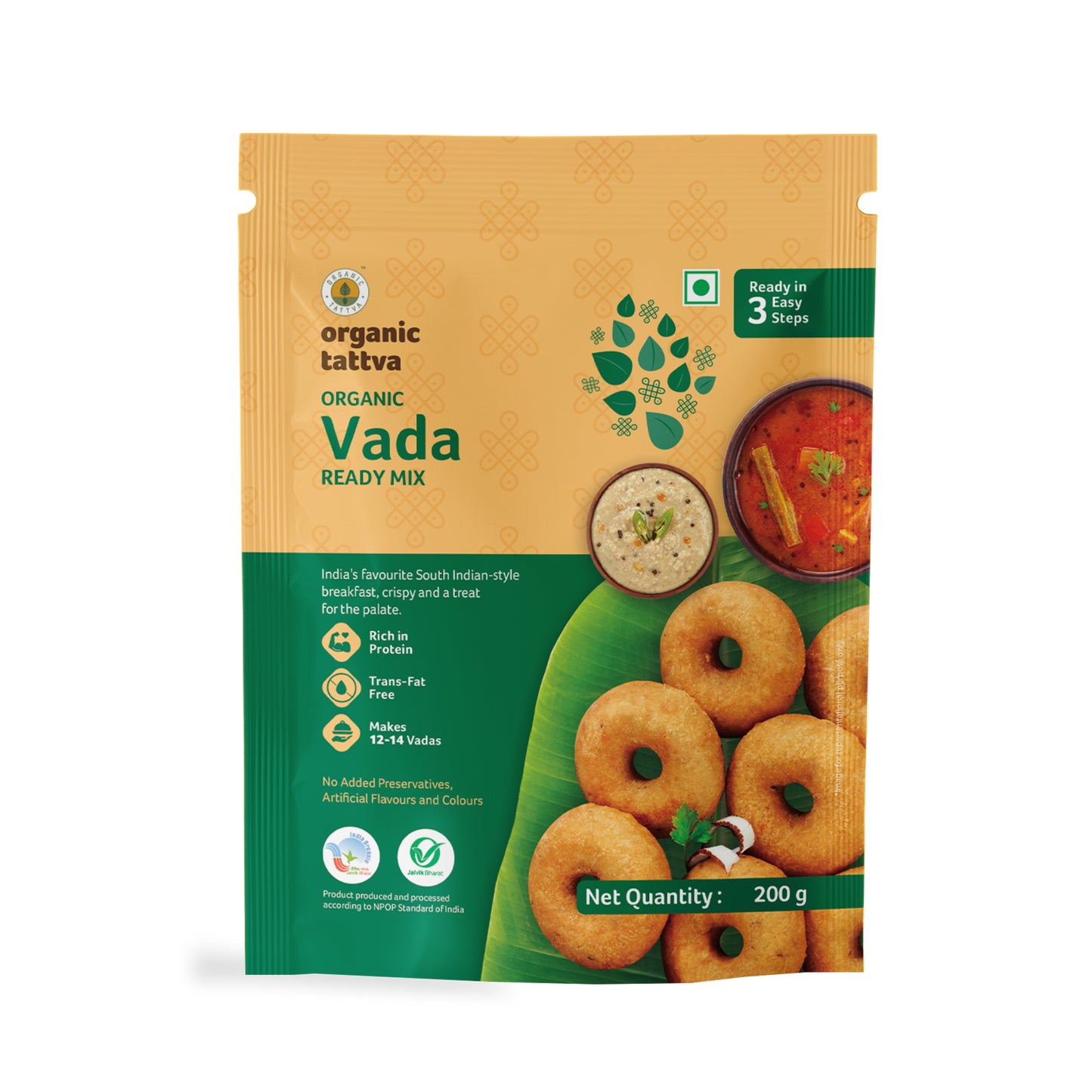 Organic Tattva Organic Vada Ready Mix