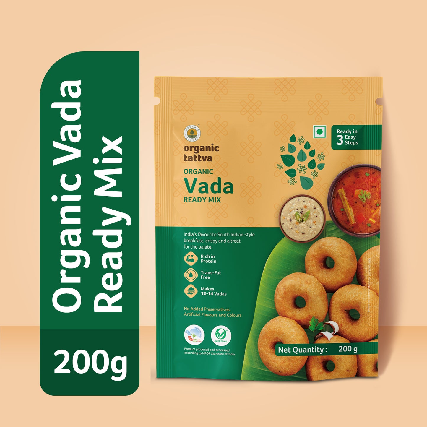 Organic Tattva Organic Vada Ready Mix