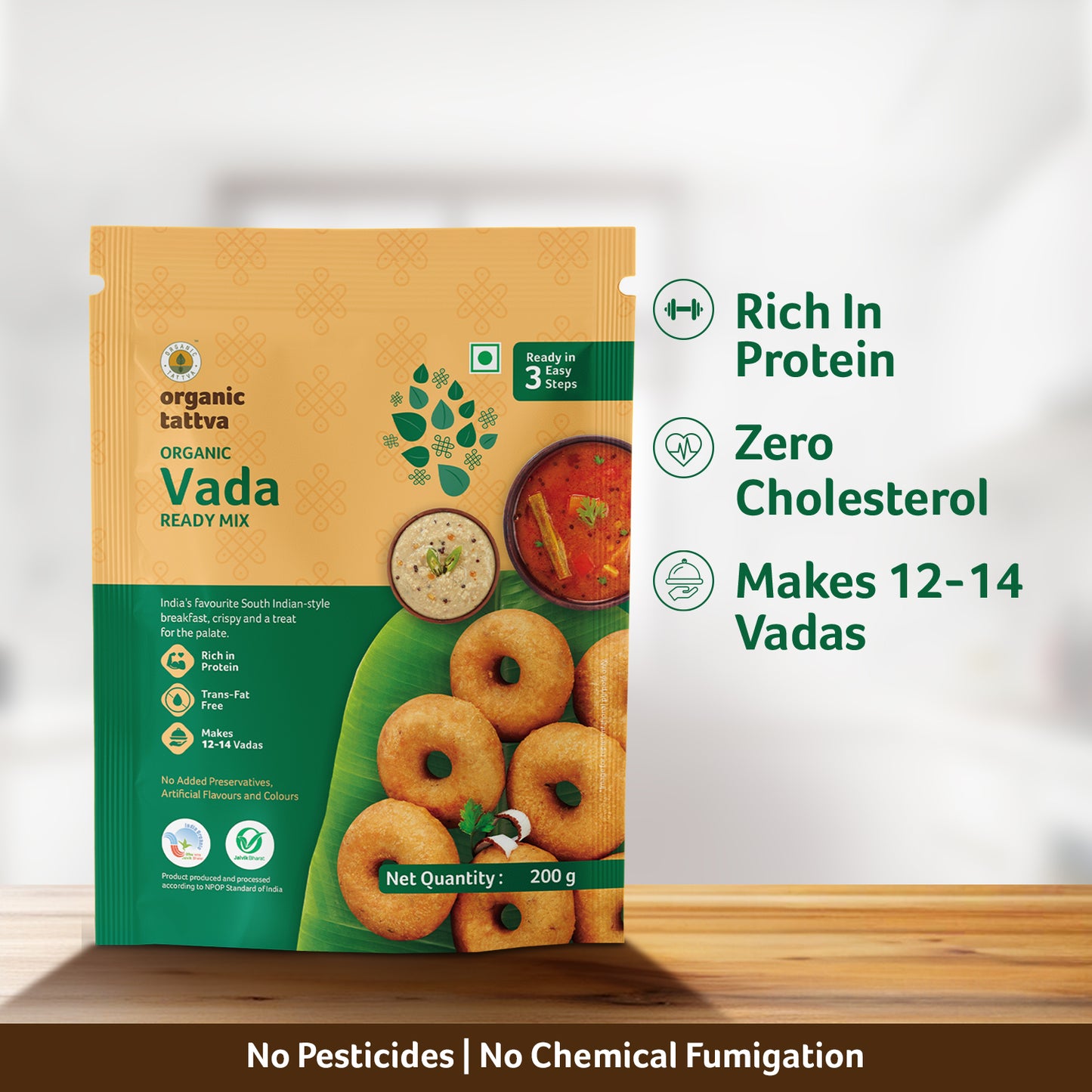 Organic Tattva Organic Vada Ready Mix