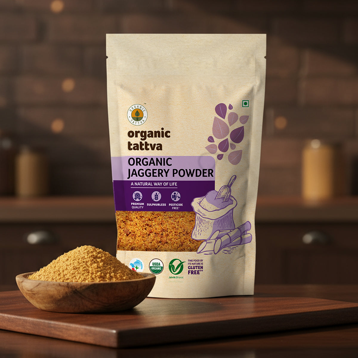 Organic Tattva Organic Jaggery Powder