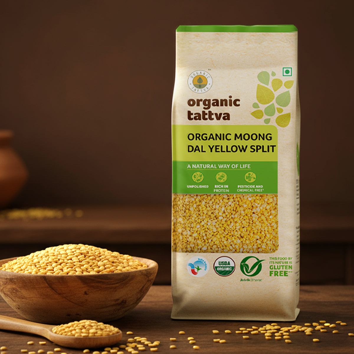 Organic Tattva Organic Moong Dal Yellow Split