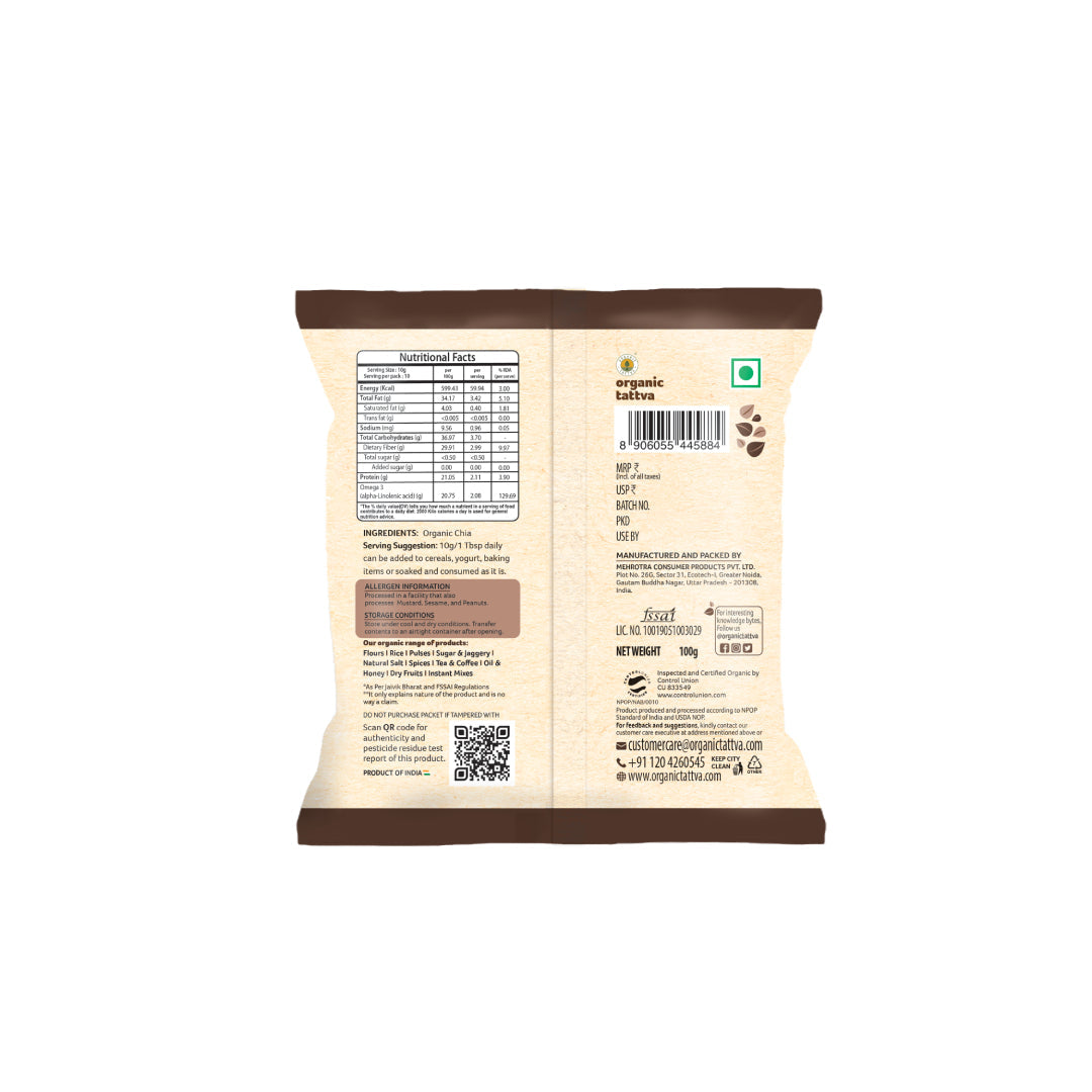 Organic Tattva Organic Chia Seeds